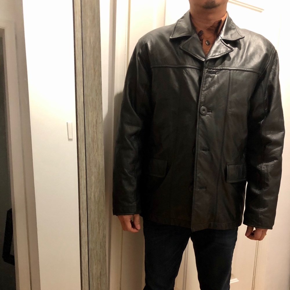 💯 Leather Men’s Jacket